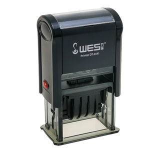 แสตมป์วันที่แบบเติมหมึกอัต<span class=keywords><strong>โน</strong></span>มัติ WanXi SELLOS พร้อมแท่นหมึก 2 สี รุ่น DT-2441 - Product Image 1