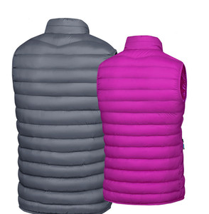 Low MOQ OEM Custom Logo Sleeveless Bubble Puffer Vest <b>Jacket</b> Waistcoats Warm Winter Men Vest - Product Image 3