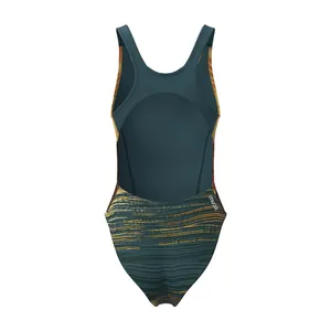 Traje de baño vintage para mujer con parte inferior tipo bandeau y detalles de diamantes - Product Image 4