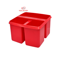 Conteneur alimentaire multifonctionnel en plastique à 3 compartiments, design moderne, OEM/ODM, vente en gros, rectangulaire, moulé par injection