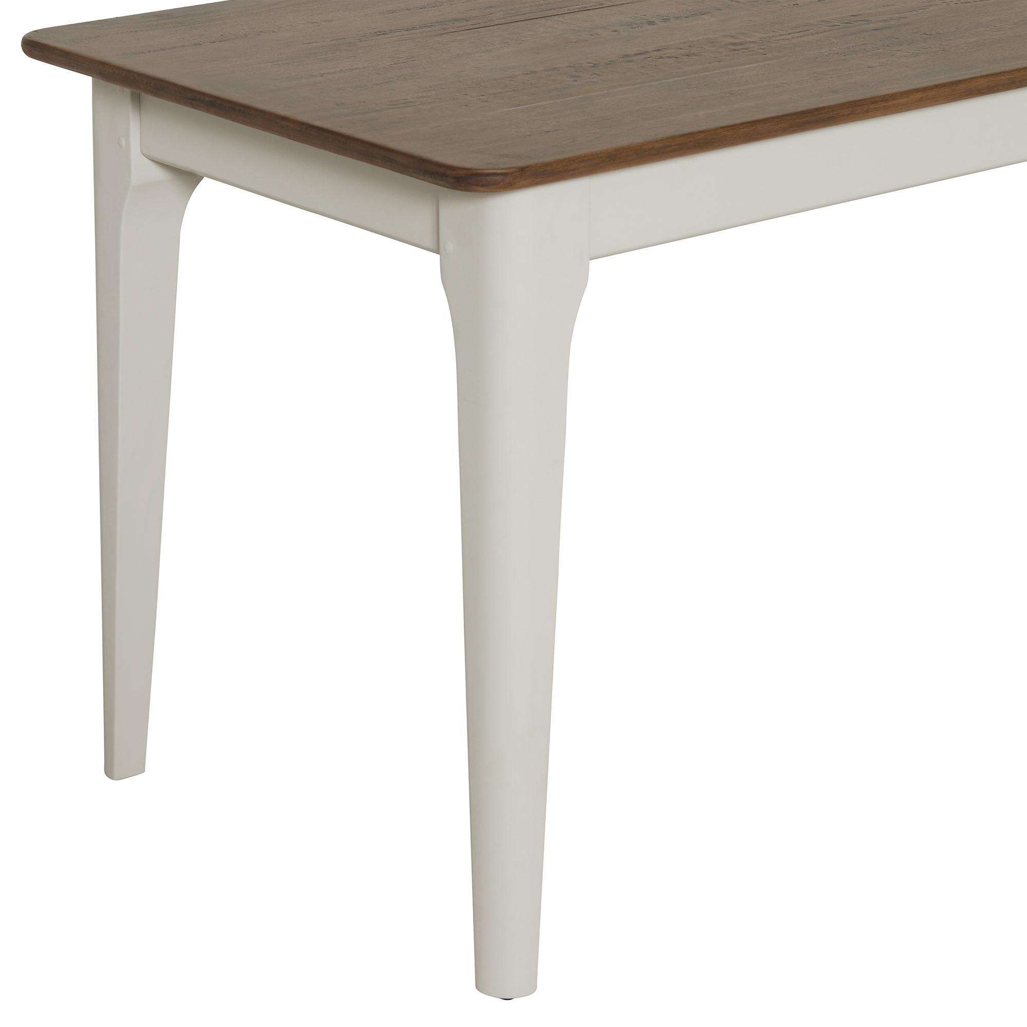 กรอบสีขาวด้านบนแบบชนบทโบราณ