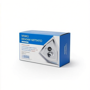 Plaquette de tournage indexable WNMG 080404W-MRT9415D ISO D. 5.16mm, revêtement MT-CVD, lot de 10 pour outils de tournage de précision - Product Image 2