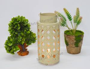 Linterna de diseño de recorte láser moderna de lujo, linterna colgante T-Light votivo marroquí, linterna de cristal, linterna decorativa de lujo para el hogar - Product Image 2