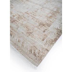 Tapis en laine noué à la main Viscaya ivoire AKWL-3103 9x12 rectangulaire style patchwork médaillon pour salon et chambre à coucher - Product Image 2