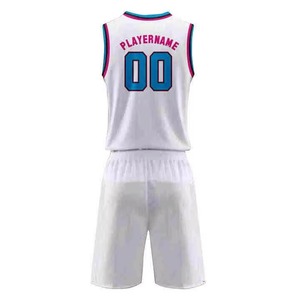 Nouveau design 2026 – Maillots de basketball universitaires unisexes personnalisés OEM, débardeurs uniformes par sublimation 100 % polyester respirant sans manches - Product Image 4