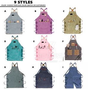 Venta caliente delantales de peluquero de algodón 2025 nuevo estilo delantales de peluquero precio de fábrica delantales de peluquero para la venta - Product Image 6