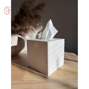 Distributeur de mouchoirs en marbre de haute qualité comptoir en pierre naturelle Table à manger Premium bureau usage domestique papier porte-boîte fournitures - Product Image 1