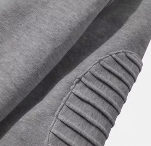 Custom Design Anti Wrinkle Soft 400 GSM French Terry Cotton <b>Strings</b> Long Sleeve Hoodies - Product Image 6