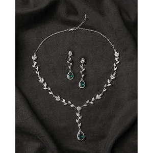 Compre Conjuntos de Collares de Plata de Ley 925 de Primera Calidad para Mujer, con Patrones Geométricos y Numéricos, Chapados en Rodio, para Compromiso o Aniversario - Product Image 2