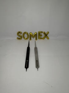Nuevas pinzas de pestañas de acero inoxidable profesionales personalizadas al por mayor - Product Image 3