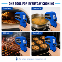 Thermomètre infrarouge numérique sans contact OEM pour four à pizza, cuisson, barbecue, viande, pâtisserie, laser de température