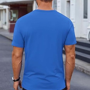 เสื้อยืดธรรมดาคอกลมแขนสั้น - Product Image 1