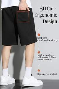 Pantalones Cortos Deportivos de Malla Transpirable para Hombre, 100% Poliéster, para Baloncesto y Fitness, con Impresión Personalizada, Venta al Por Mayor - Product Image 4