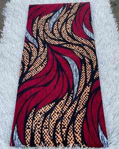 Tissu africain en coton sergé imprimé à la cire et Ankara Design élégant pour les robes de filles Artisanat et vêtements africains traditionnels Ethiopie - Product Image 2