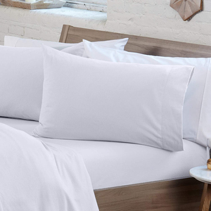 Bán Buôn Tùy Chỉnh 100% Hữu Cơ Bông <span class=keywords><strong>Flannel</strong></span> Tấm Thiết Lập Mềm Mại Heavyweight Đôi Chải Đồng Bằng Phong Cách 4 Mảnh Bedsheet <span class=keywords><strong>Set</strong></span> - Product Image 3