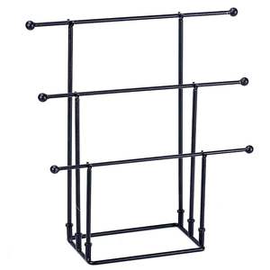 Fabricant de confiance Cintre pour bijoux en fer avec design à défilement idéal pour les intérieurs de maison à thème rétro et les écrans élégants - Product Image 1