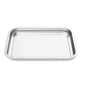 Bandeja de Metal para servir frutas, accesorio decorativo para restaurantes, color plateado, de lujo, venta al por mayor de fábrica - Product Image 2