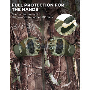 Breathable Tactical Gloves with Durable Material and Grip Sturdy Tactical Gloves Designed for Rugged Outdoor Conditions - Product Image 3