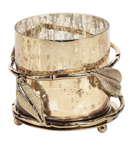 Nouvel arrivage Bougeoir en métal verre ouragans avec finition brillante Bougeoir Home Villa - Product Image 5