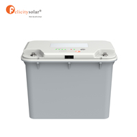 Batterie LiFePO4 Felicitysolar FLA12300PG2 12,8V 300Ah 3,75kWh avec BMS intelligent WiFi Bluetooth pour stockage solaire
