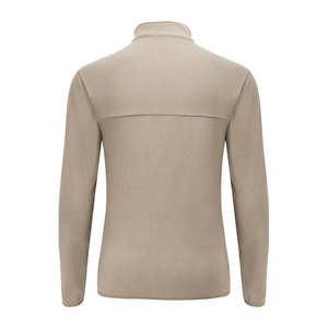 Mens Quarter Zip Pullover Fleece Sweatshirt Solid Color Casual Warm Long Sleeve <b>Top</b> OEM ODM Wholesale Winter Fashion Clothing - Product Image 2