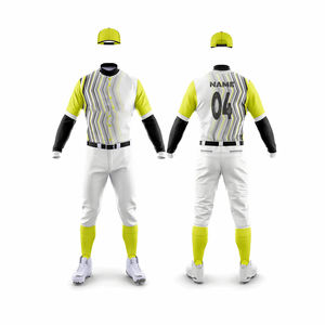 Uniforme de béisbol personalizado Logotipo de su equipo Ropa de béisbol Uniforme de béisbol para hombres - Product Image 4