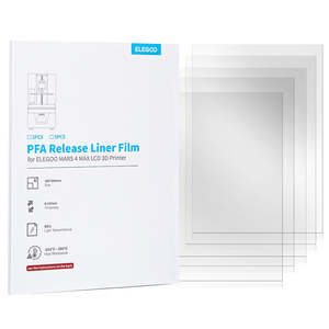 อุปกรณ์เสริมมาร์ส 4 แม็กซ์-ฟิล์ม PFA 5 ชิ้นสำหรับเครื่องพิมพ์ 3 มิติ - Product Image 1