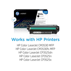 ตลับหมึกโทนเนอร์แท้ HP รุ่น 504A สีดำ CE250A สำหรับใช้ในเครื่องพิมพ์ - Product Image 4