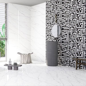 Azulejo Vitrificado Decorativo Antibacteriano con Textura Imitación Piedra Brillante Premium Glimmer, 600x1200mm, Azulejos de Pared de Lujo de Diseño - Product Image 1