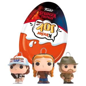 Œufs en chocolat Kinderr Joy de la meilleure qualité, collaboration Stranger Things avec un jouet à l'intérieur, boîte de 36 unités, collation pour enfants, confiserie - Product Image 1