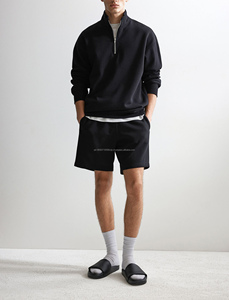 Short de sport en molleton de coton épais 100%, short de sport en éponge française respirant, short d'entraînement pour la course à pied pour hommes, vente en gros - Product Image 3