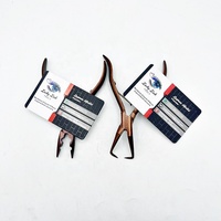Kit de pinces à micro-anneaux en acier inoxydable de qualité chirurgicale, 2 pièces, avec logo personnalisé pour les extensions de cheveux humains et les accessoires