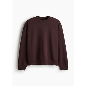 Sweat-shirt classique pour homme, col rond, couleur unie, en molleton français, vintage, délavé, épais, logo personnalisé, sweat-shirts streetwear, surdimensionné - Product Image 1