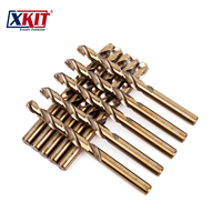 Foret de précision XKIT HSS M35 Cobalt DIN 338 9,5 mm Jaune, lot de 10 en stock (Prêt à être expédié)