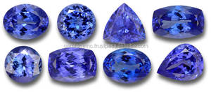 Blue Tanzanite Oval Pear Round <b>Cushion</b> <b>Heart</b> Customized <b>Shape</b> Size Wholesale Loose Gemstone Tanzanite Top Quality Best Price - Product Image 6