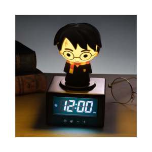 Reloj Despertador LED Moderno con Diseño de Harry Potter, Cubo Creativo Luminova de Plástico, Mecanismo Antiguo para Escritorio, con Radio - Product Image 1