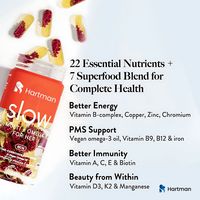 Comprimés de multivitamines pour femmes adultes avec des nutriments clés pour un mode de vie actif, favorisant les niveaux d'énergie et l'équilibre hormonal