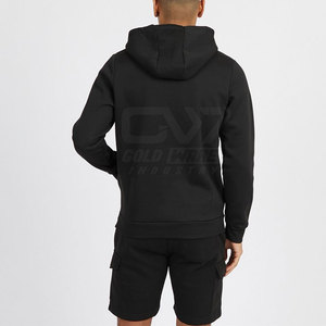 เสื้อฮู้ดขนแกะสำหรับผู้ชายชุดสั้นสองชิ้นเสื้อฮู้ดขนแกะ - Product Image 2