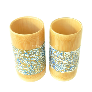 Eco Friendly <b>Bamboo</b> <b>Cup</b> with Lacquer Finish for Conscious Living and Table Use from Vietnam - Product Image 2