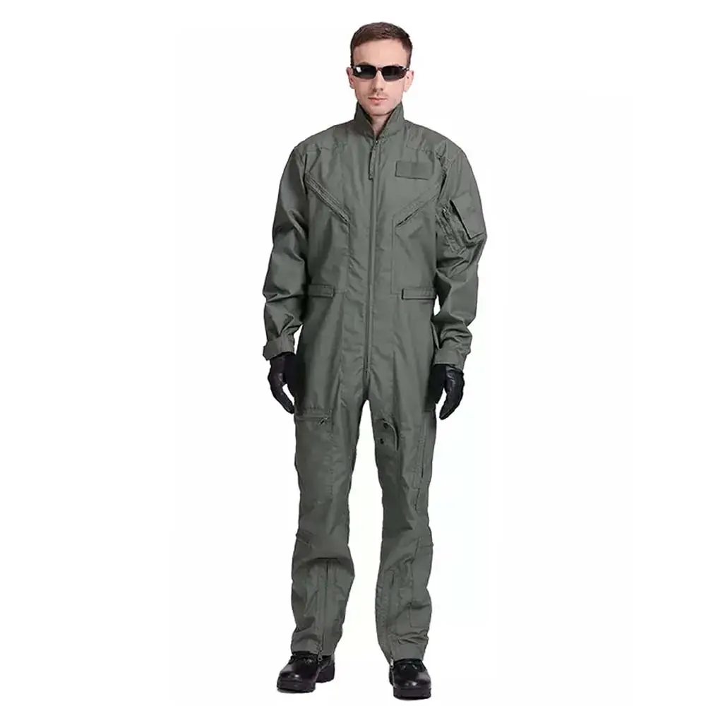 Professional Design Man Safety Coverall Workwear Coverall Flight Suit For Unisex Available In Multiple Colors
