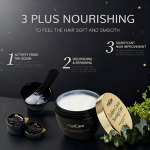 Crema Capilar de Colágeno Orgánico de Marca Privada con Caviar Dorado, <span class=keywords><strong>Mascarilla</strong></span> Capilar Rejuvenecedora Profunda con Caviar Antienvejecimiento <span class=keywords><strong>para</strong></span> <span class=keywords><strong>Cabello</strong></span> Seco y Dañado OEM - Product Image 4