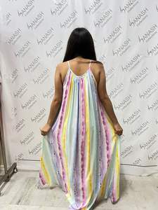 Robe longue de qualité supérieure pour femmes OEM couleur multicolore sans manches décontracté plus fabrication en gros digne de fête - Product Image 5