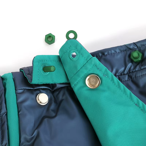 OEM Winter Warm Fashion Removable <b>Jacket</b> Multi-Button Thick Quilted <b>Jacket</b> Custom High Quality 2026 - Product Image 3