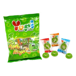 Paket tas Apple Yupi Mi permen Gummy manis permen Gummy lezat