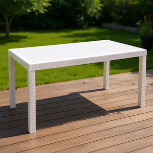 Houston Fixed Polypropylene Outdoor <b>Table</b> White 150x90x74cm Model 9094 by Bica - Product Image 3