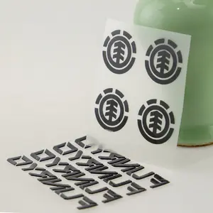 Logo personalizzato etichette per lettere di marca stampa t-shirt tuta da palestra gomma a trasferimento termico in Silicone 3D per indumento