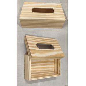 Caja de pañuelos de madera de Acacia Natural Rectangular moderna, buena calidad, hoteles, restaurantes, decoración - Product Image 4