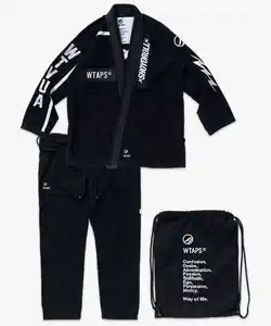 High Quality Pearl weave Black Bjj Kimono / Black Bjj Gis High Quality / Custom design Brazilian jiu jitsu gi kimonos