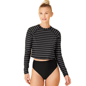 Maillot de bain pour femme, manches longues, style décontracté, prêt pour la plage, nouvelle marque personnalisée, dos plus long - Product Image 1