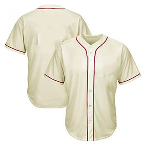 Camiseta de béisbol con nombre y número de jugador de equipo personalizado, nuevo estilo, transpirable, de talla grande, en blanco, lisa, fabricante de camisetas de softball - Product Image 3